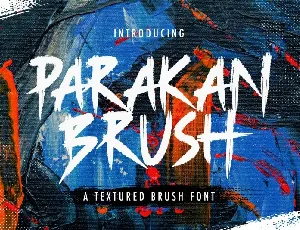 Parakan Brush font