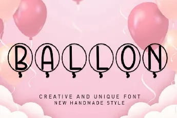 Ballon Display font