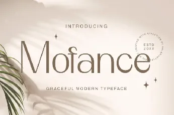 Mofance font