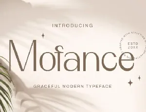 Mofance font