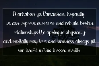 Special Ramadan font