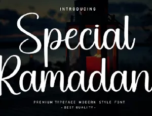 Special Ramadan font