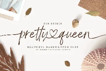 Pretty Queen Handwritten Brush font