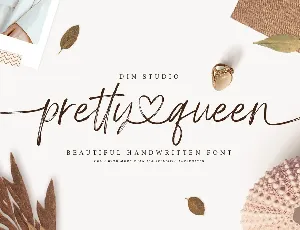 Pretty Queen Handwritten Brush font