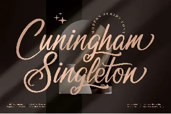 Cuningham Singleton font