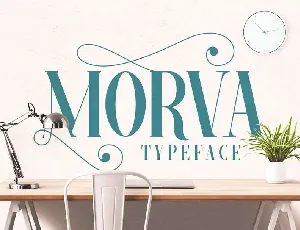 Morva Typeface Serif font