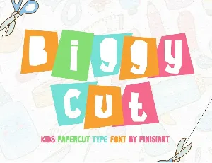 Biggy-Cut font