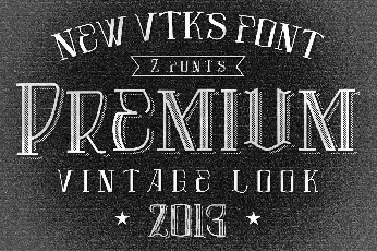 Vtks Premium font