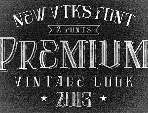 Vtks Premium font