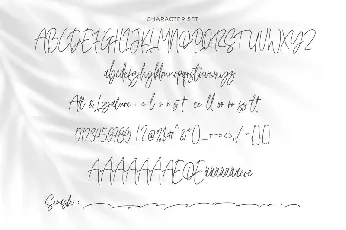 Romatine Signature font