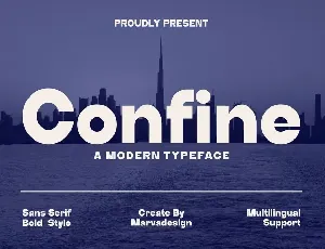 Confine font