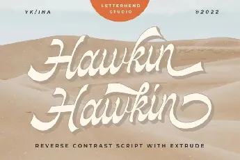 Hawkin font