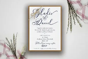 Dellima Calligraphy font