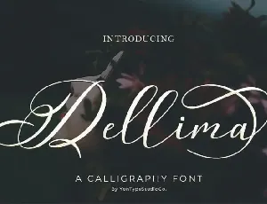 Dellima Calligraphy font