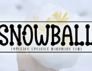 Snowball Display font