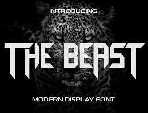 The Beast font