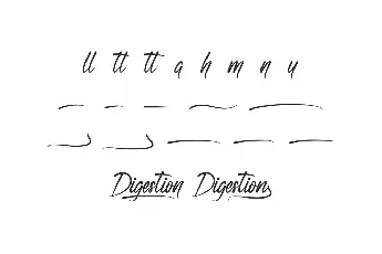 Digestion Demo font