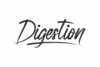 Digestion Demo font