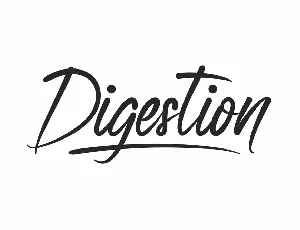 Digestion Demo font