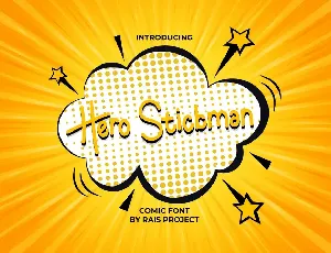 Hero Stickman Demo font