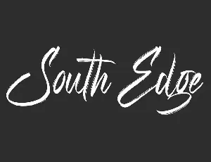 South Edge Demo font