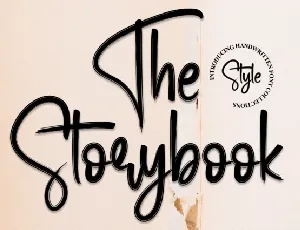 The Storybook Script font