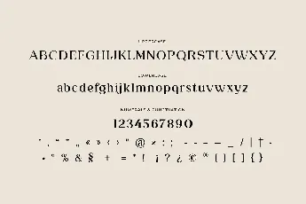 Mont Gilnoza font