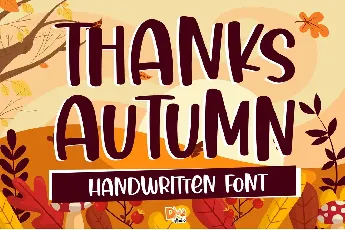 Thanks Autumn font