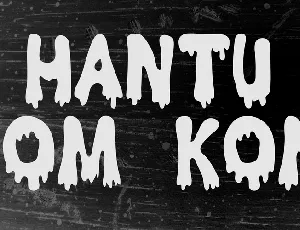 Hantu Kom Kom font