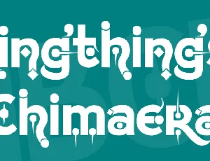 Kingthings Chimaera font