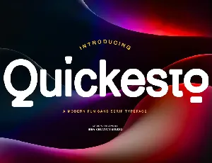 Quickesto font