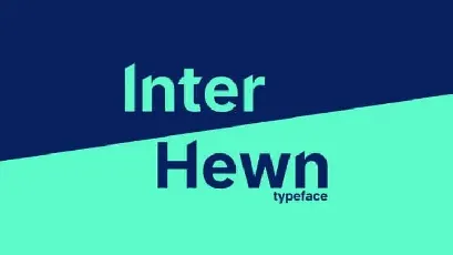 Inter Hewn Sans Serif font