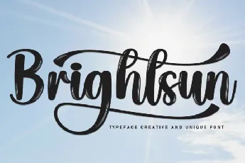 Brightsun font