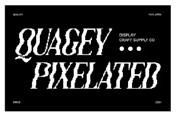 Quagey Pixel font