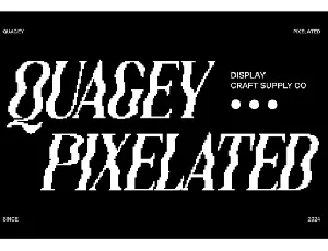 Quagey Pixel font