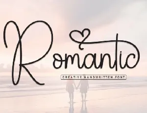 Romantic Script font