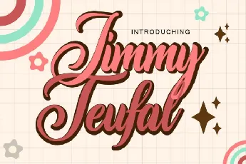 Jimmy Teufal font