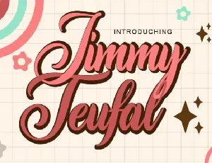 Jimmy Teufal font