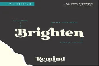 Remind Modern Serif font