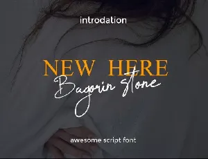 Bagorin Stone font