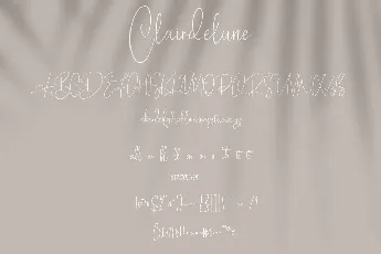 Clairdelune font