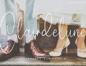 Clairdelune font