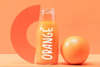 TROPICAL ORANGE font