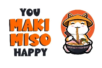 Sushi Moshi font