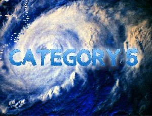 Category 5 font