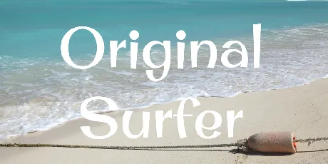 Original Surfer font