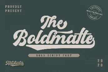 Boldmatte font