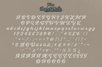 Boldmatte font