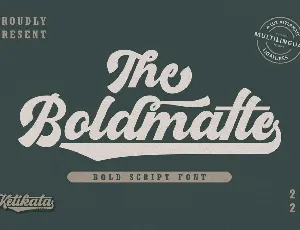 Boldmatte font