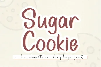 Sugar Cookie font